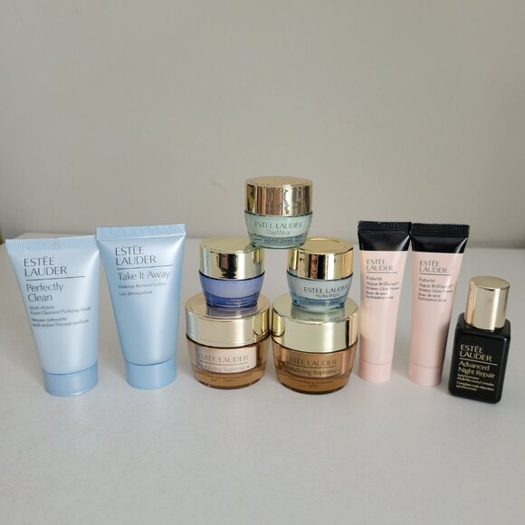 Estee Lauder Deluxe Travel Size Skincare Lot Hydra Bright Revitalizing Supreme - Picture 2 of 11